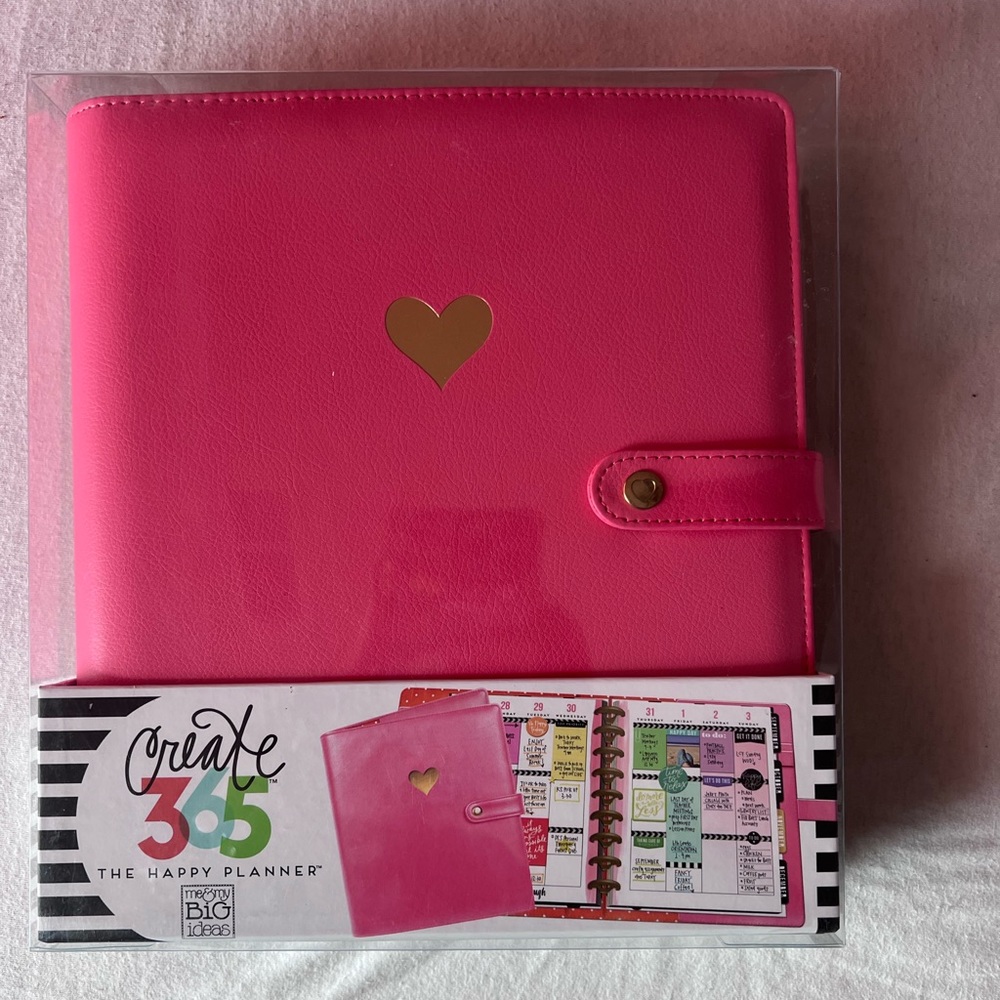 Happy Planner Cover Pink